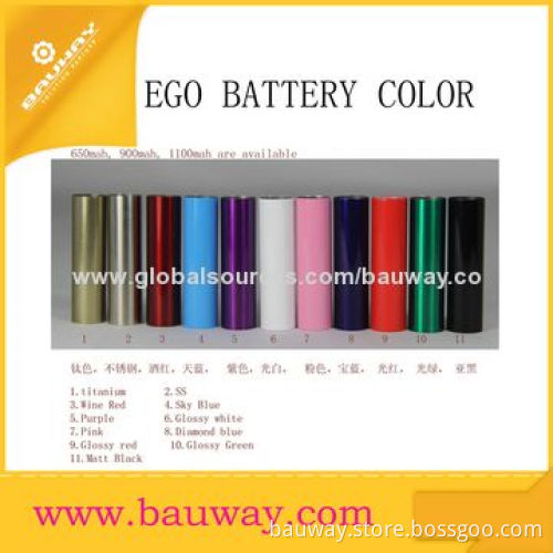 Ego Battery, 650, 900, 1,100mAh Capacity, Ego Kit